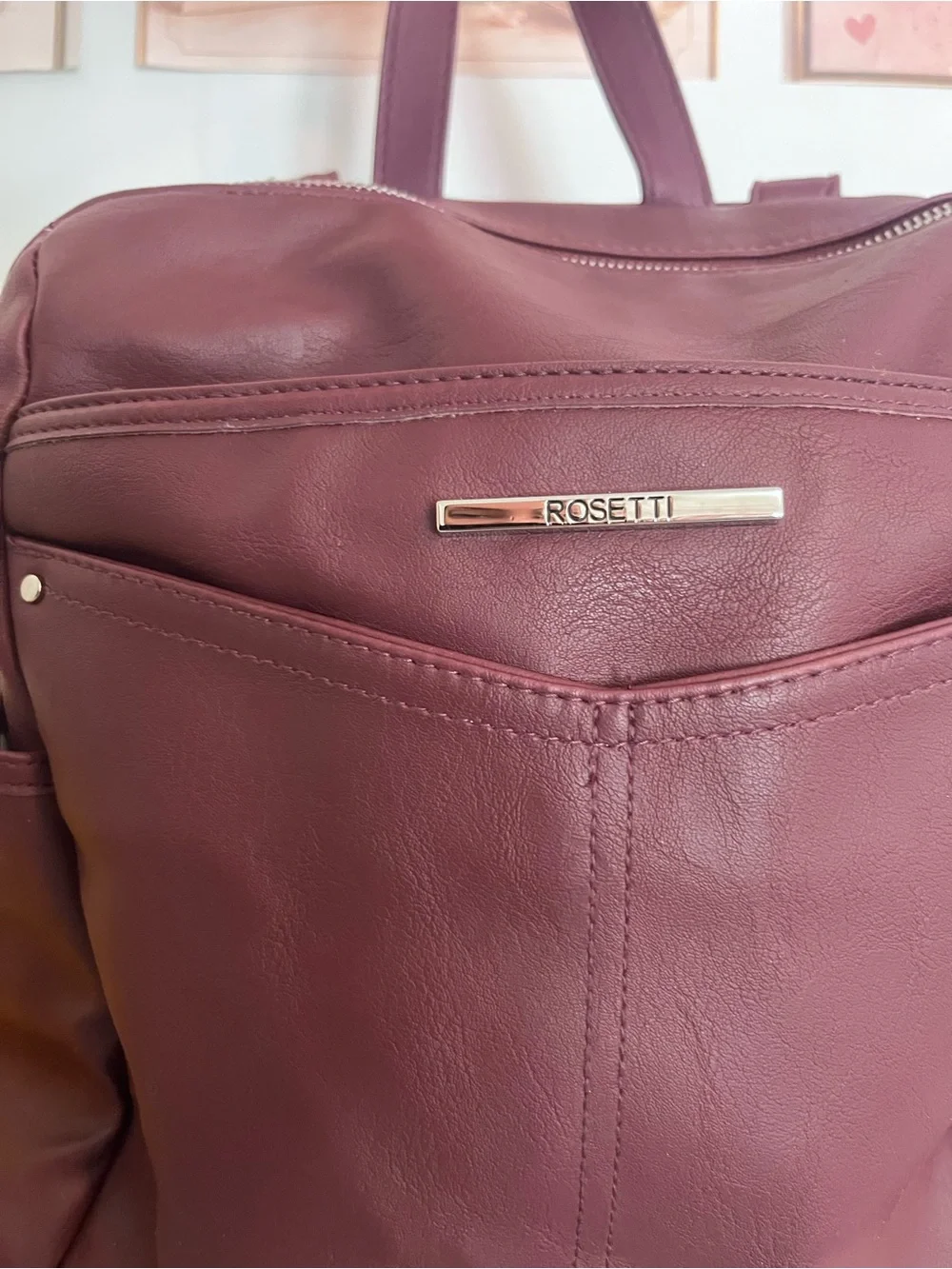 Rosetti Burgundy Backpack